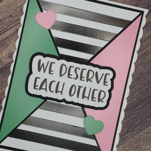 Wicked inspired valentines card