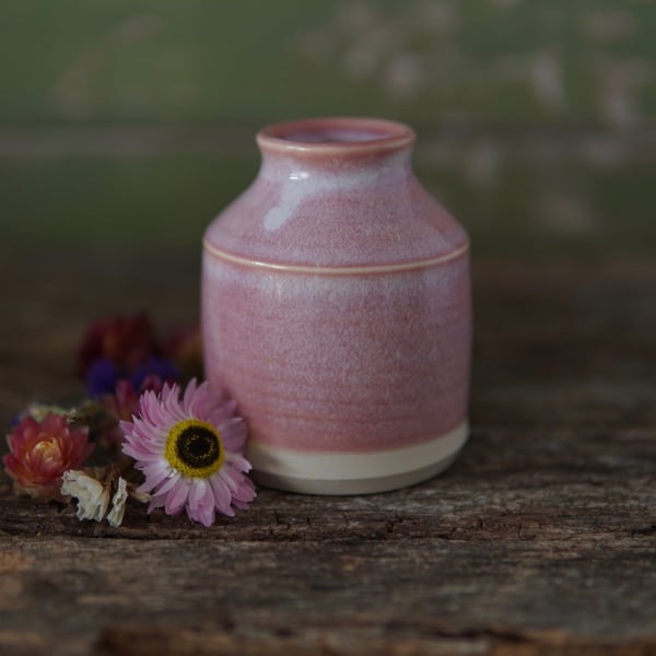 Bud Vase - Pink vase - small vase 