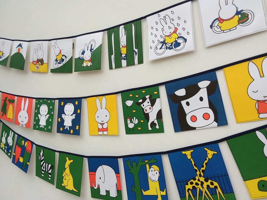 Book bunting - Miffy