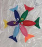 Catnip fish felt cat toy