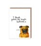 Dog's Bollocks Valentines Anniversary Birthday Card