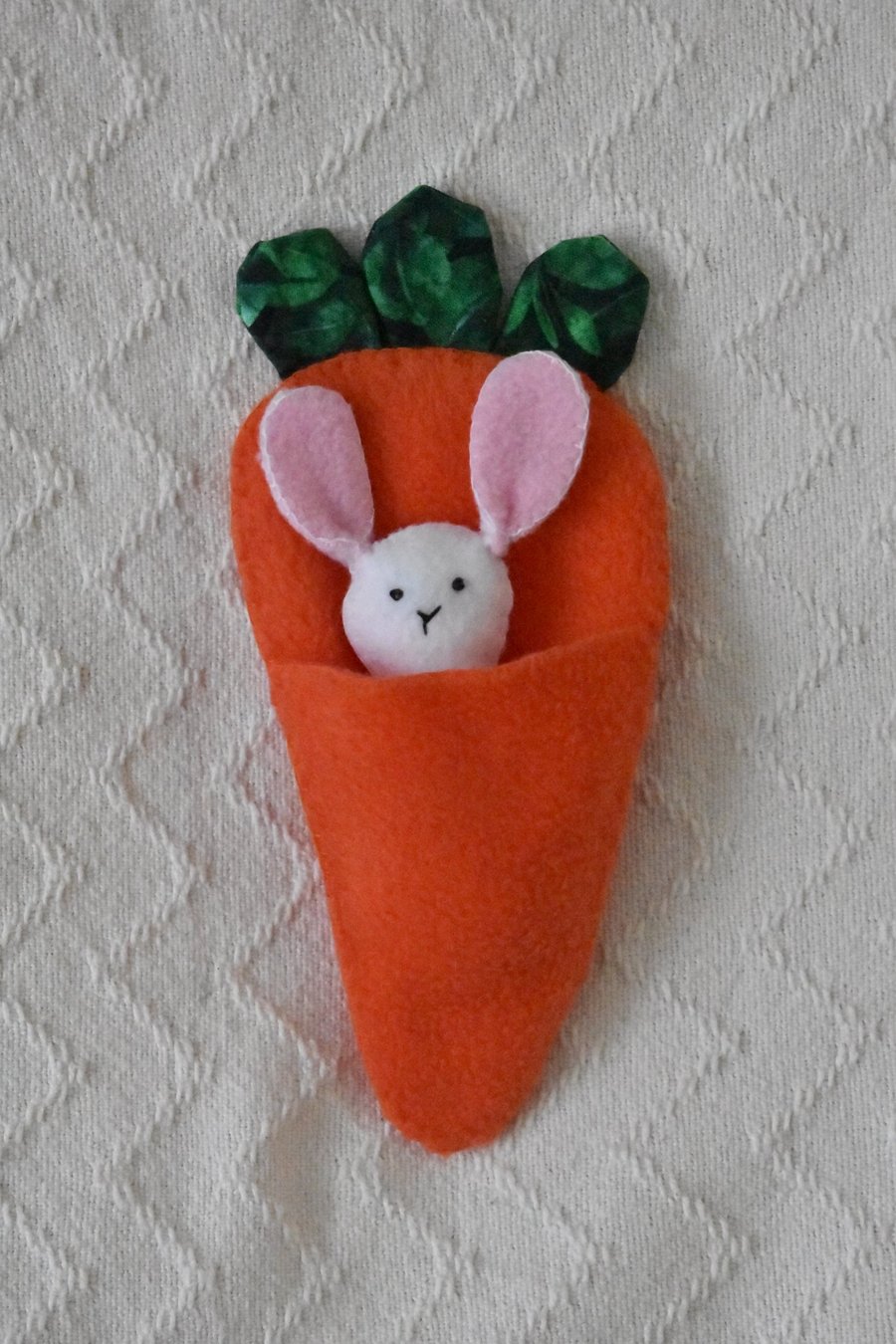 Tiny Rabbit (with Carrot Sleeping Bag)