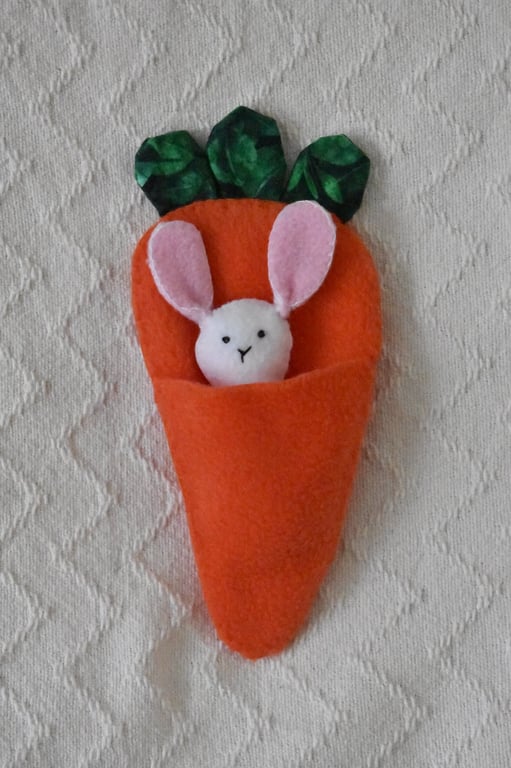 Tiny Rabbit (with Carrot Sleeping Bag)