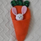 Tiny Rabbit (with Carrot Sleeping Bag)