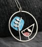 Robin and tree necklace - Image 2