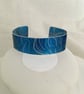 Anodised Aluminium Bangle in Blue - Image 2