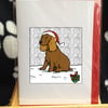 Cocker Spaniel Christmas card