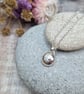 Sterling Silver Pebble Necklace with Silver Star - JBJ2022 - Image 3