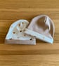 Newborn Baby Hats, Beanie hats. 2 PK. Ideal for the newborn baby 0-3mths - BE01