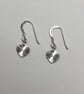 Silver Heart Drop Earrings - Image 4