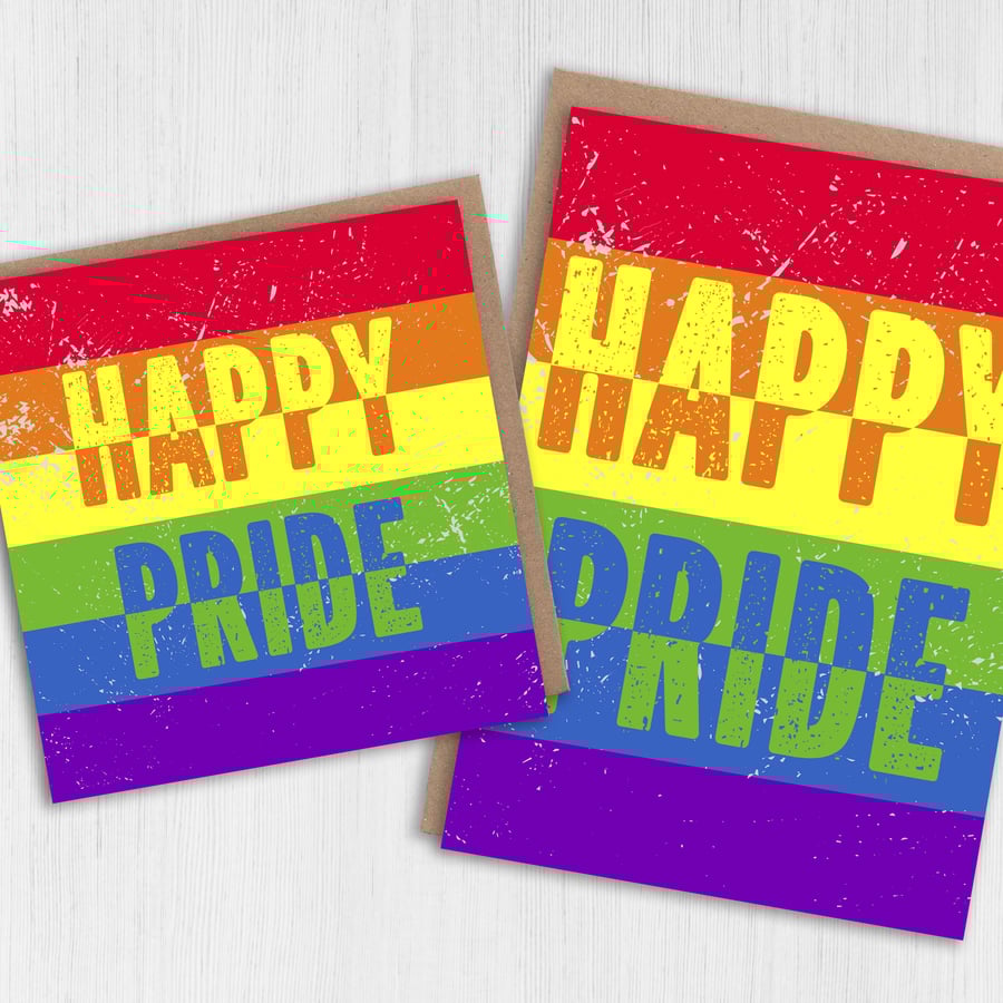 LGBTQ card: Happy Pride