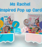 Personalised Ms Rachel  Pop Up Card Box, Personalised Ms Rachel Centrepiece (ANY
