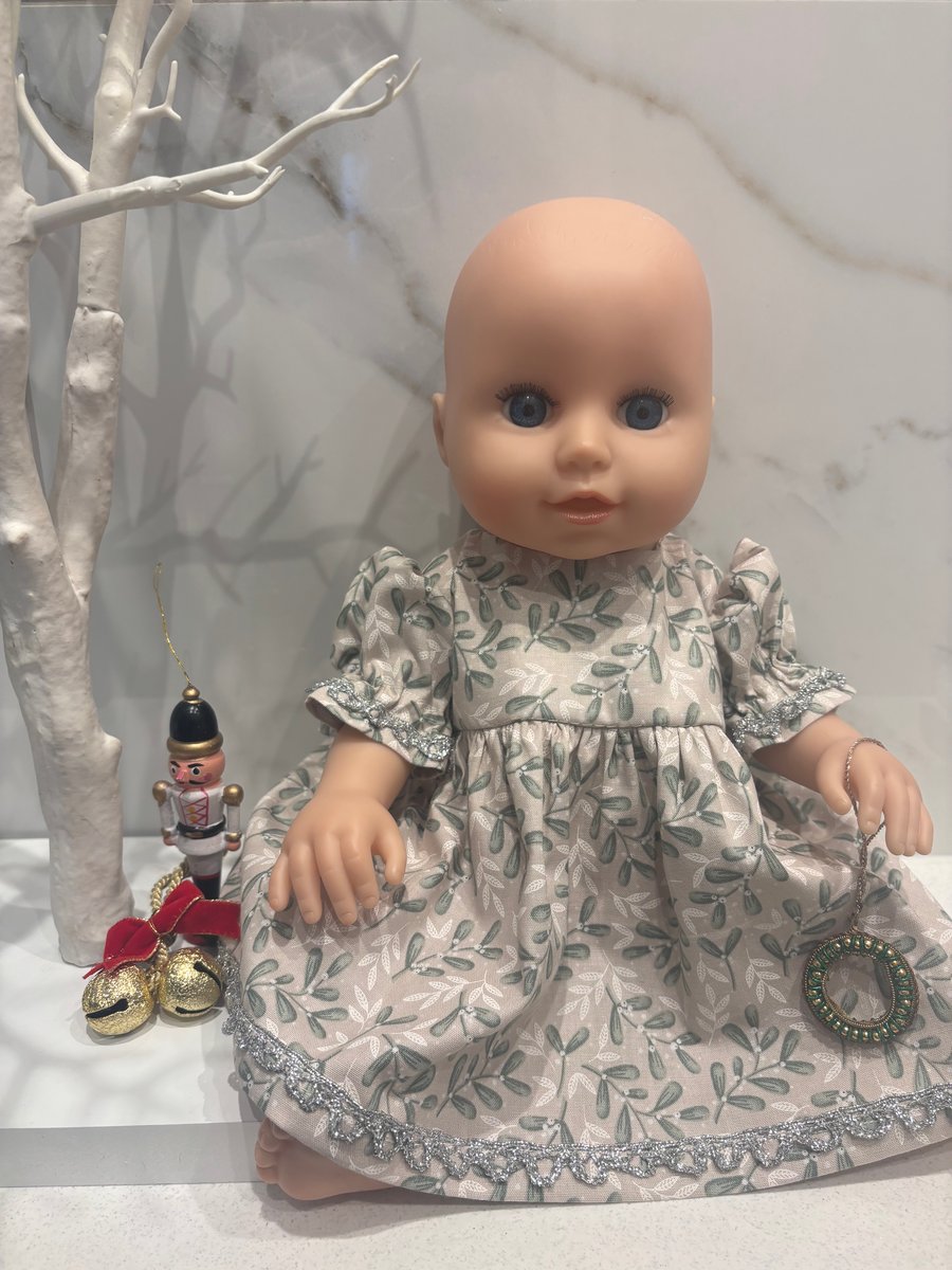 Large Baby Doll Mistletoe Dress