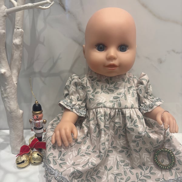 Large Baby Doll Mistletoe Dress