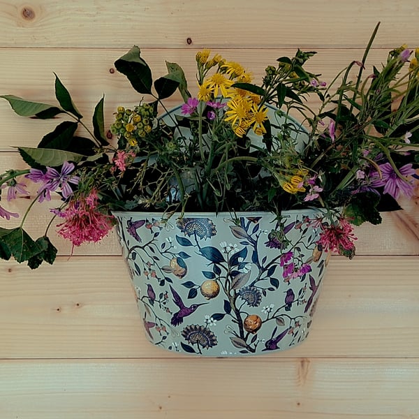 Hanging Planter & Floral Bouquet (optional)