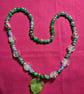 Leaf & Gemstone Jewellery Set — Handcrafted Collection    - Image 4