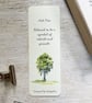 Ash Tree Bookmark With Motivational Words - Double Sided  - Image 4