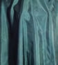 Pure Silk Large Square Scarf in Deep Green with a touch of Blue - Image 2