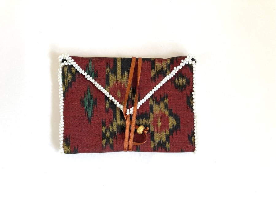 Afghan style beaded purse