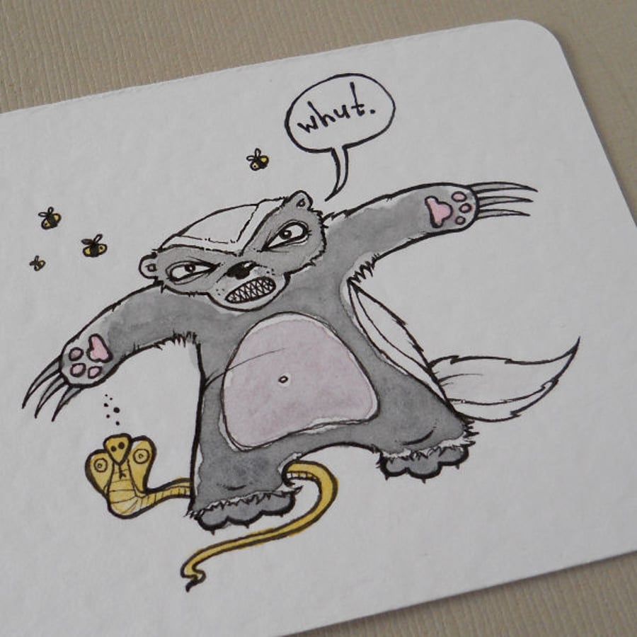 honey badger aceo