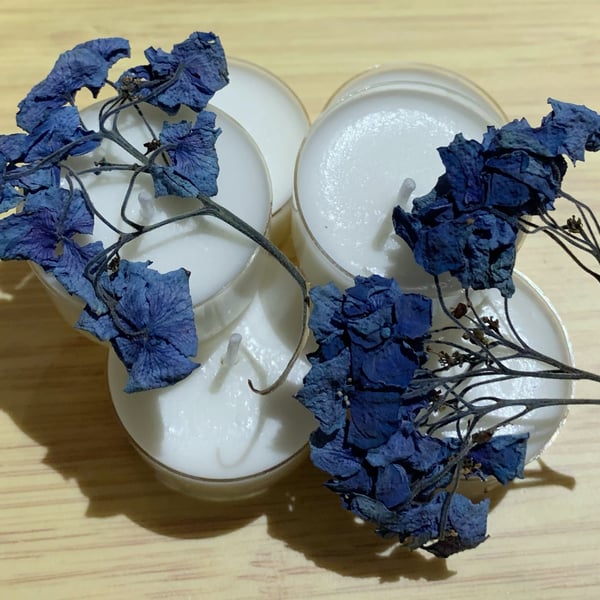 6 Soy Wax Essential Oil Tealight Floral Bouquet 