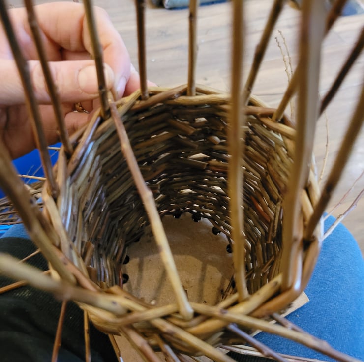 Willow craft kit weave your own bird feeder Folksy