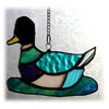 Duck Suncatcher Stained Glass Quack Mallard