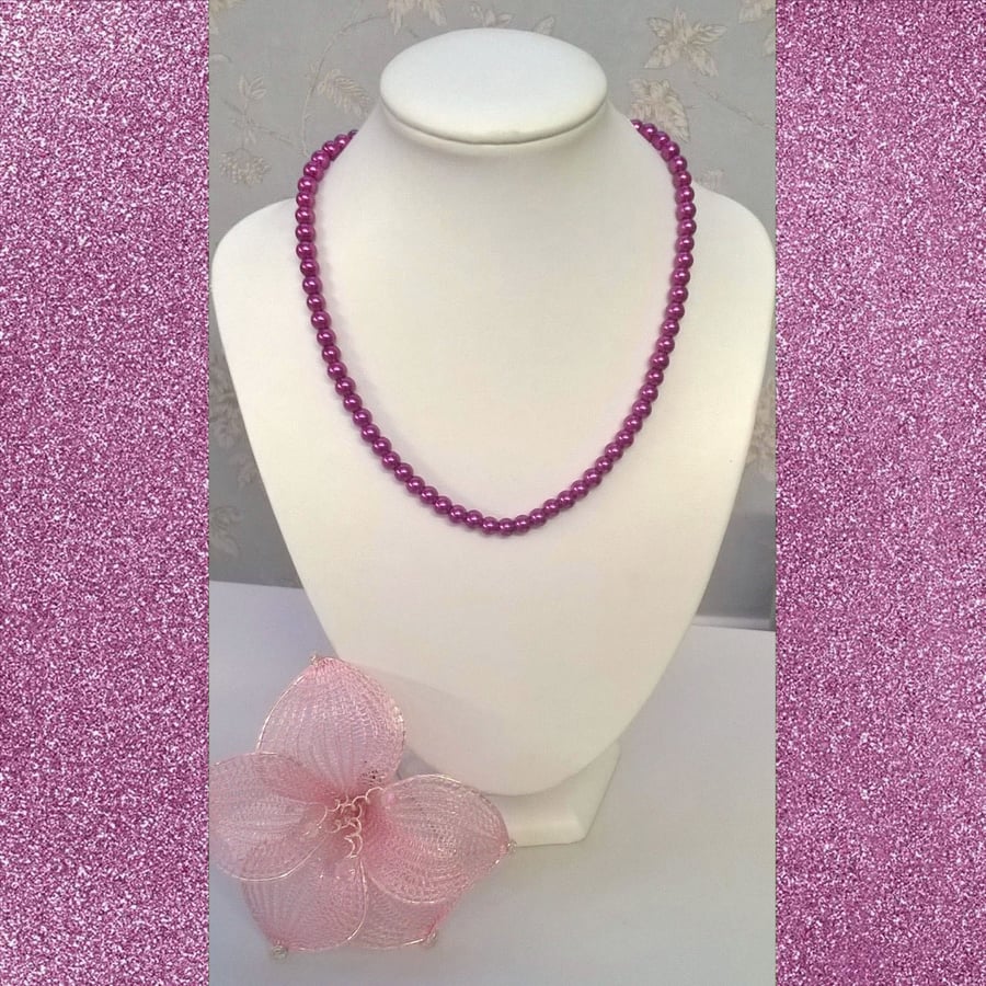 Magenta Sunset Necklace Kit