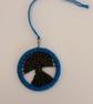 Handmade Tree of Life Hanging Decoration - Upcycled Dorset Button Ornament