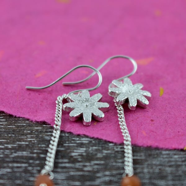 Flower earrings 