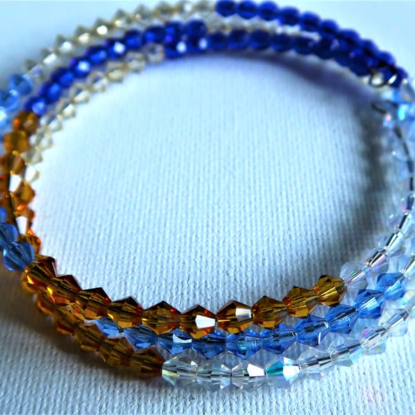 Swarovski crystal ball bracelet hotsell