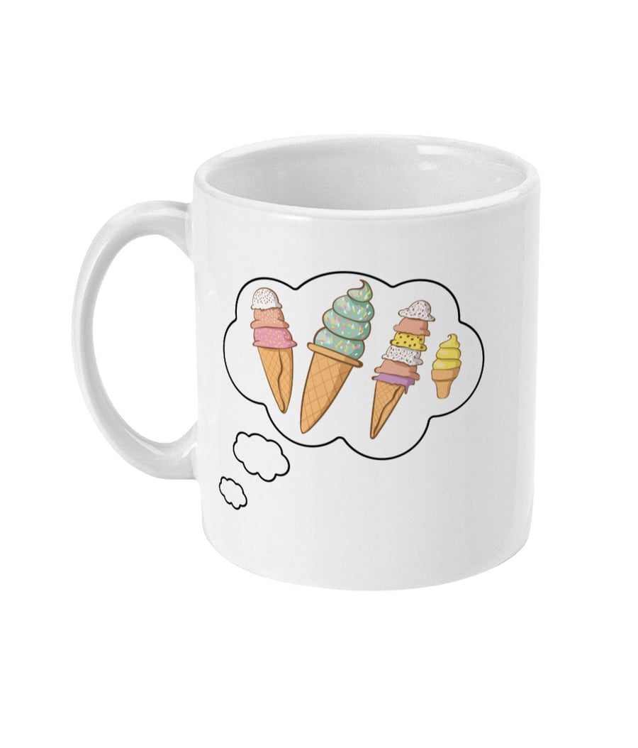 Thinking Of Ice Cream mug