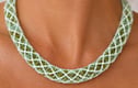 Netted necklaces