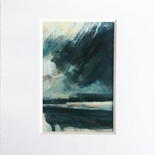 Small Original Seascape Painting 