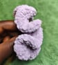 Parma Violet Small Scrunchies Hair Tie - Image 2