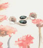 Emerald and silver flower earrings, Gemstone dangle earrings - Image 8