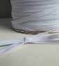 5 metres 6mm Flat White Elastic - Image 3