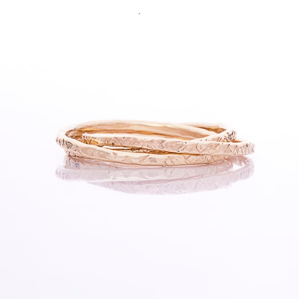 Handmade Gold Filled Trinity Interlocking Ring 