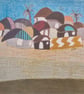 Oasis - African Village Landscape Drawing  - Image 1