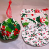  Christmas Bauble Bags, Gift Wrap (small)