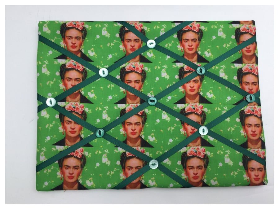 Frida Kahlo handmade memoboard