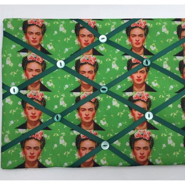 Frida Kahlo handmade memoboard