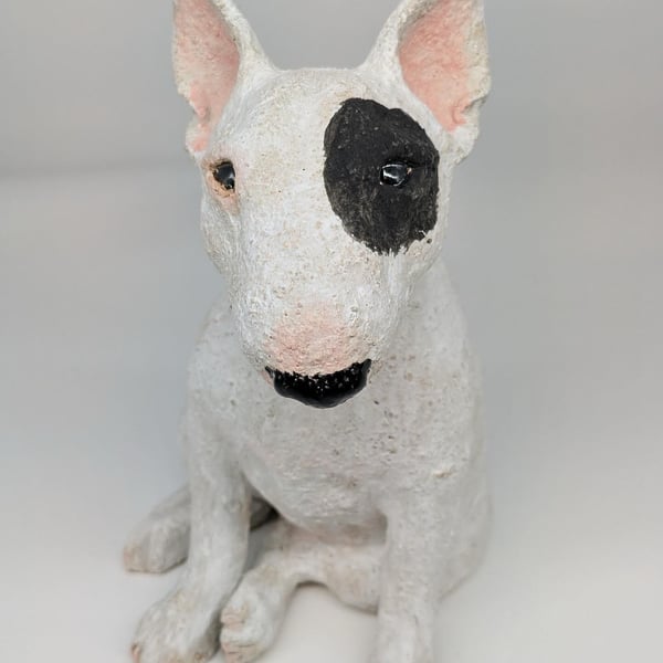 English Bull Terrier Sculpture 