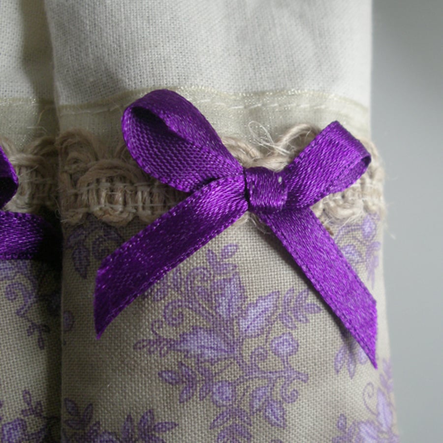 Hanging Purple 'Tea Bag' Lavender bag