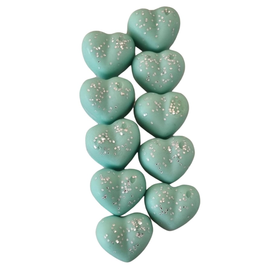 Christmas Fragrance Soy Wax Melt Hearts 10 Pack Enchanted Forest Fragrance Gift