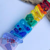 Rainbow suncatcher fused glass, house warming gift, window or wall decoration 