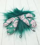 Tiny Teal Floral Plush Fairy  - Image 5