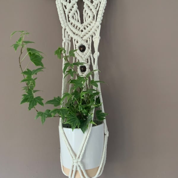 Macramé Wall Plant Hanger Boho Decor Beautiful Wall Art