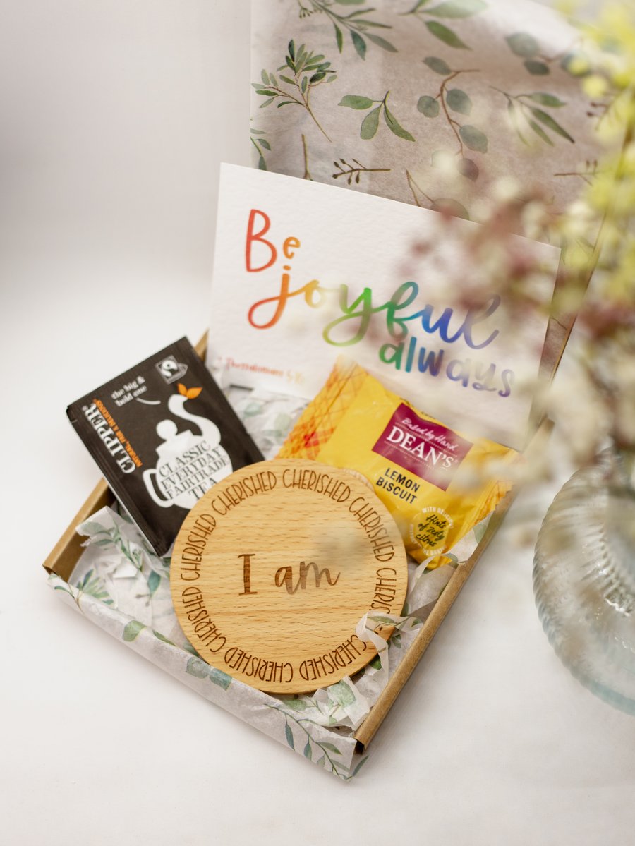 This Little Box of Encouragement I AM Coaster Letter box Christian Gift Christia