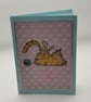 Handmade Cat & Yarn Card